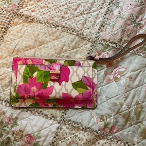 Floral Kate Spade wristlet